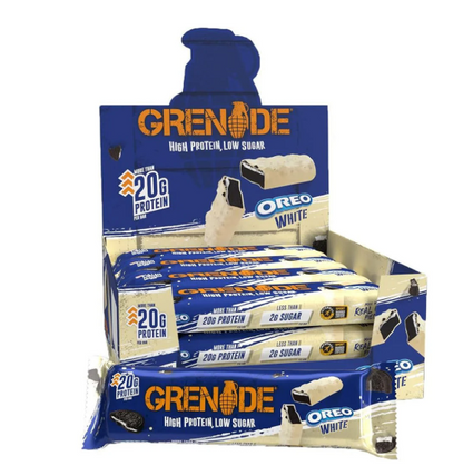 Grenade Protein Bars (12 Pack) | Oreo White Chocolate