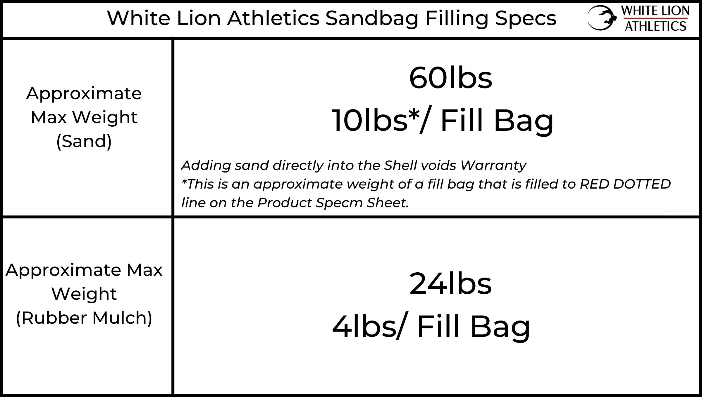 Athlete sandbag 2024