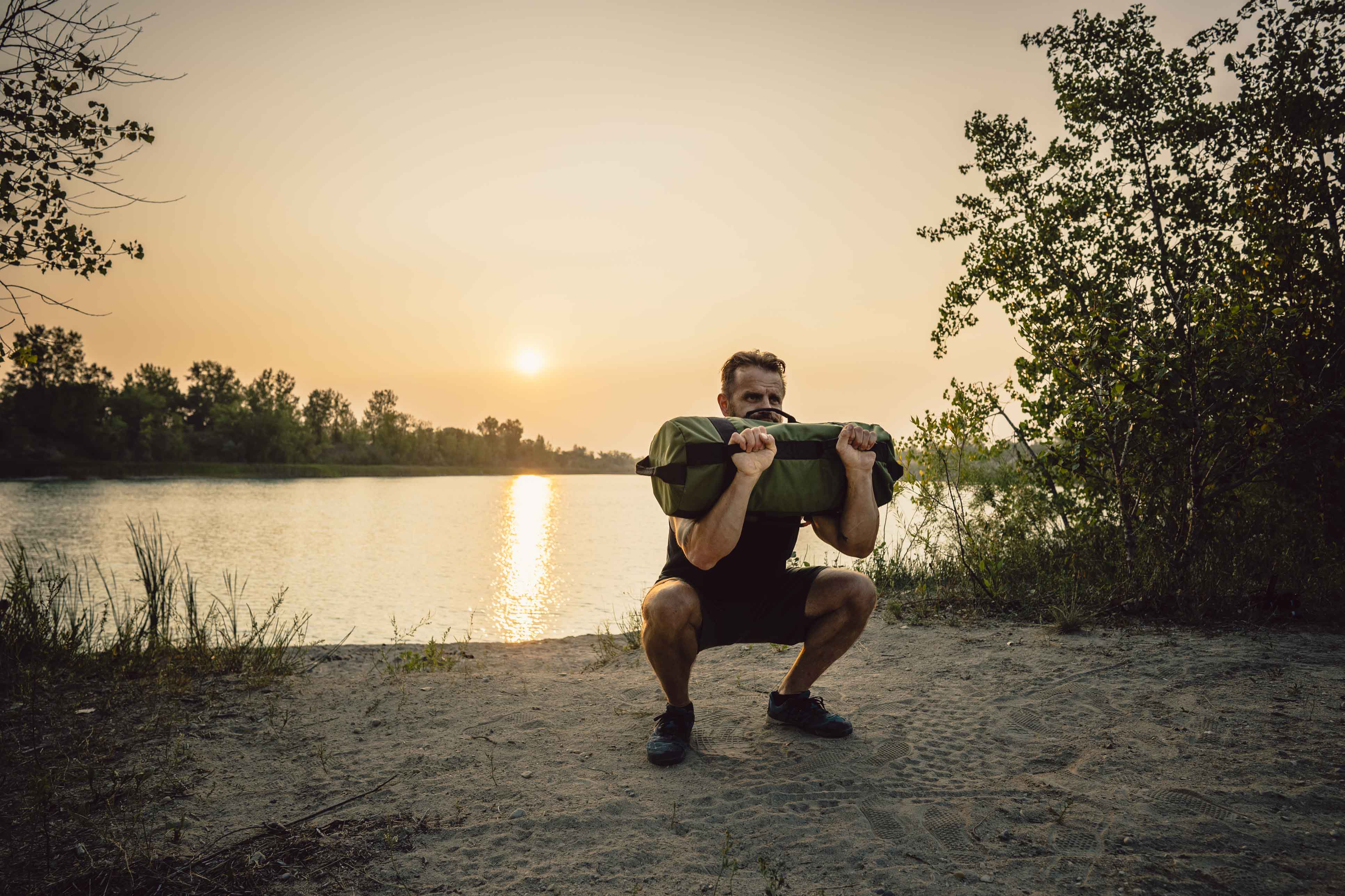 Exercise Sandbags Made in Winnipeg Sandbags Canada White